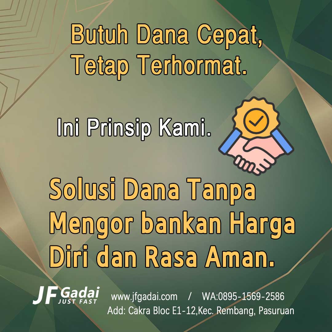 Solusi dana cepat tanpa mengorbankan harga diri dan rasa aman